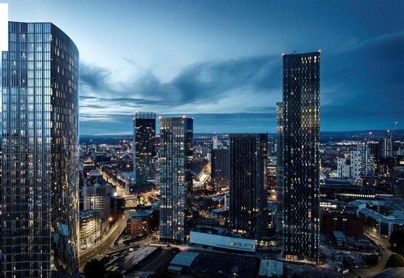 Luxury 2 Bedroom Apartment Manchester City Centre Exterior foto